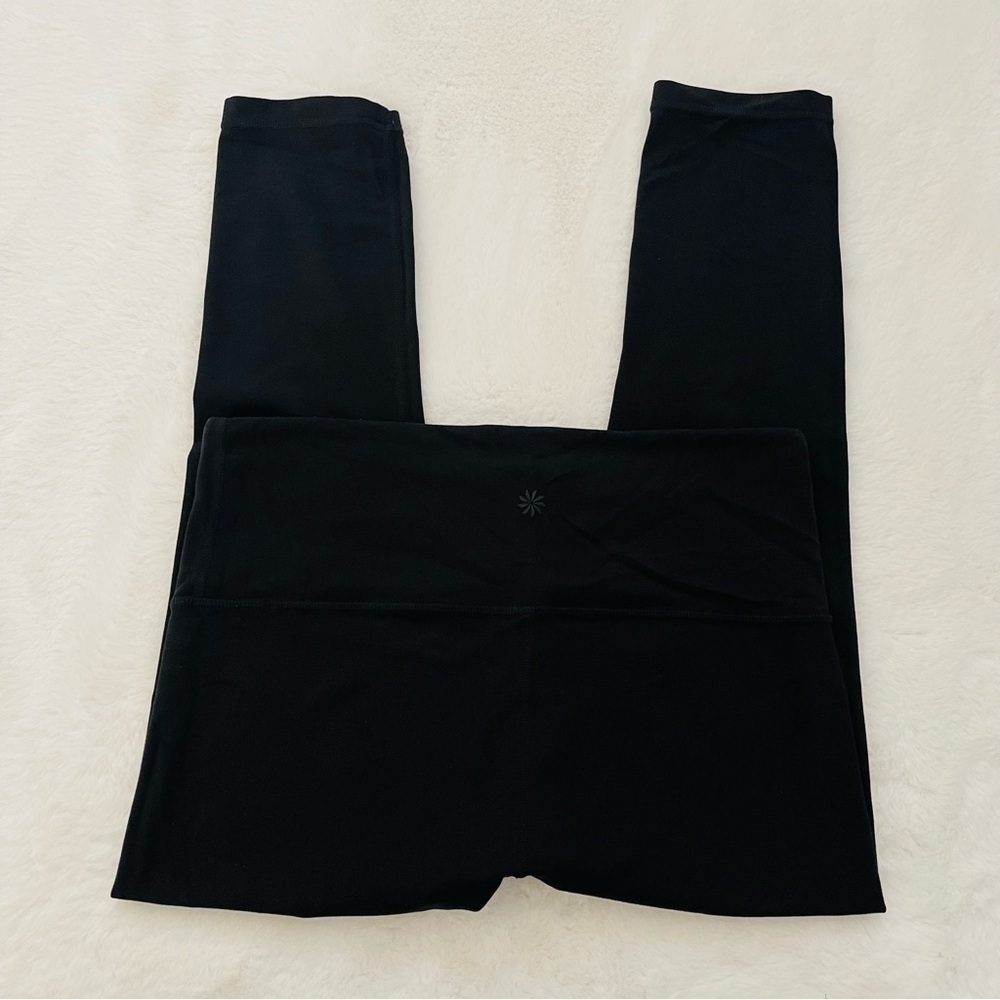 Athleta Classic Cropped Black Active Leggings - Picture 3 of 6